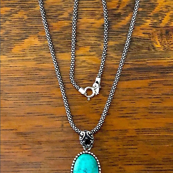 $82 Estate Designer Pendant and Chain Sterling Silver Marked SX 925 THAILAND - Picture 5 of 5